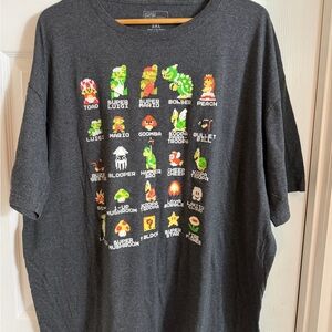 (3) Mario- Nintendo t shirts 3XL